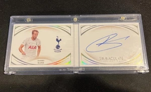 2021 Panini Immaculate Collection Harry Kane Booklet Autograph /99 On Card - Picture 1 of 19