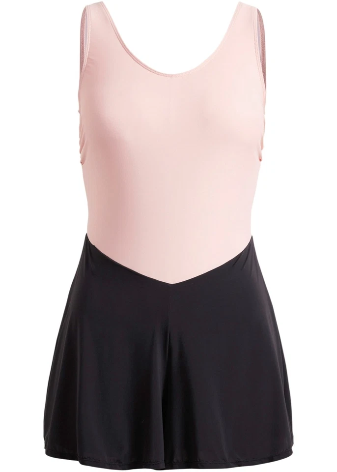 Badeoverall Gr. 42 Altrosa Schwarz Damen-Bademode Schwimmanzug R-Ware Neu - Bild 1 von 1