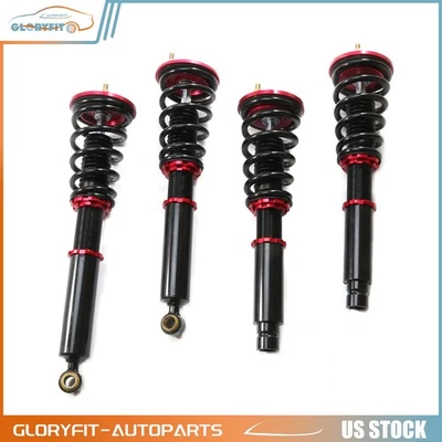 Front+Rear For 1994-1998 Mitsubishi Galant Coilovers W/ Springs Adj. Height 4Pcs - Изображение 1 из 4