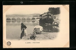 CPA Agen, Pont Canal - Picture 1 of 2