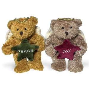 Vintage Plushland Peace and Joy Bears 2000 Plüsch Sammlerstück Stofftiere 8,5 Zoll - Bild 1 von 20