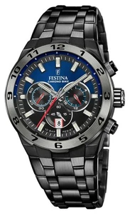 Festina Chrono Bike 2024 Special Edition (44.5mm) Blue Dial / Black PVD - Picture 1 of 2