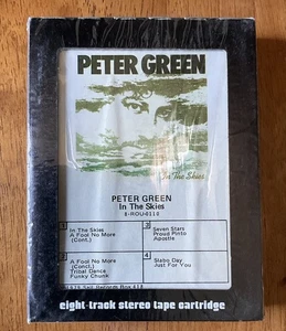 1979 PETER GREEN In The Skies 8-track tape Factory Sealed FLEETWOOD MAC BLUES - Picture 1 of 6