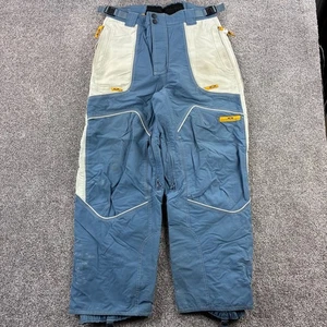 Vintage Y2K Oakley Software Snow Pants Men's Large Blue Ski Snowboard - Picture 1 of 9