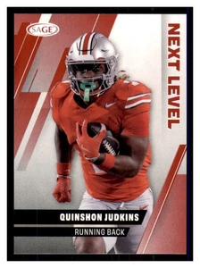 Quinshon Judkins 2025 SAGE HIT Red #97 Ohio State Buckeyes - Foto 1 di 2