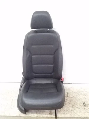 Black Leather Passenger Front Seat Bucket Manual | 2011-2014 Volksagen Jetta - Изображение 1 из 4