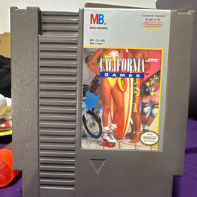 Milton Bradley California Games Nintendo NES Game Cartridge NTSC-U/C Sports