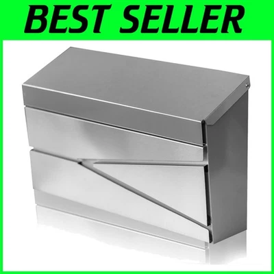 Buzón seguro de acero galvanizado, acceso frontal Foto 1 de 4