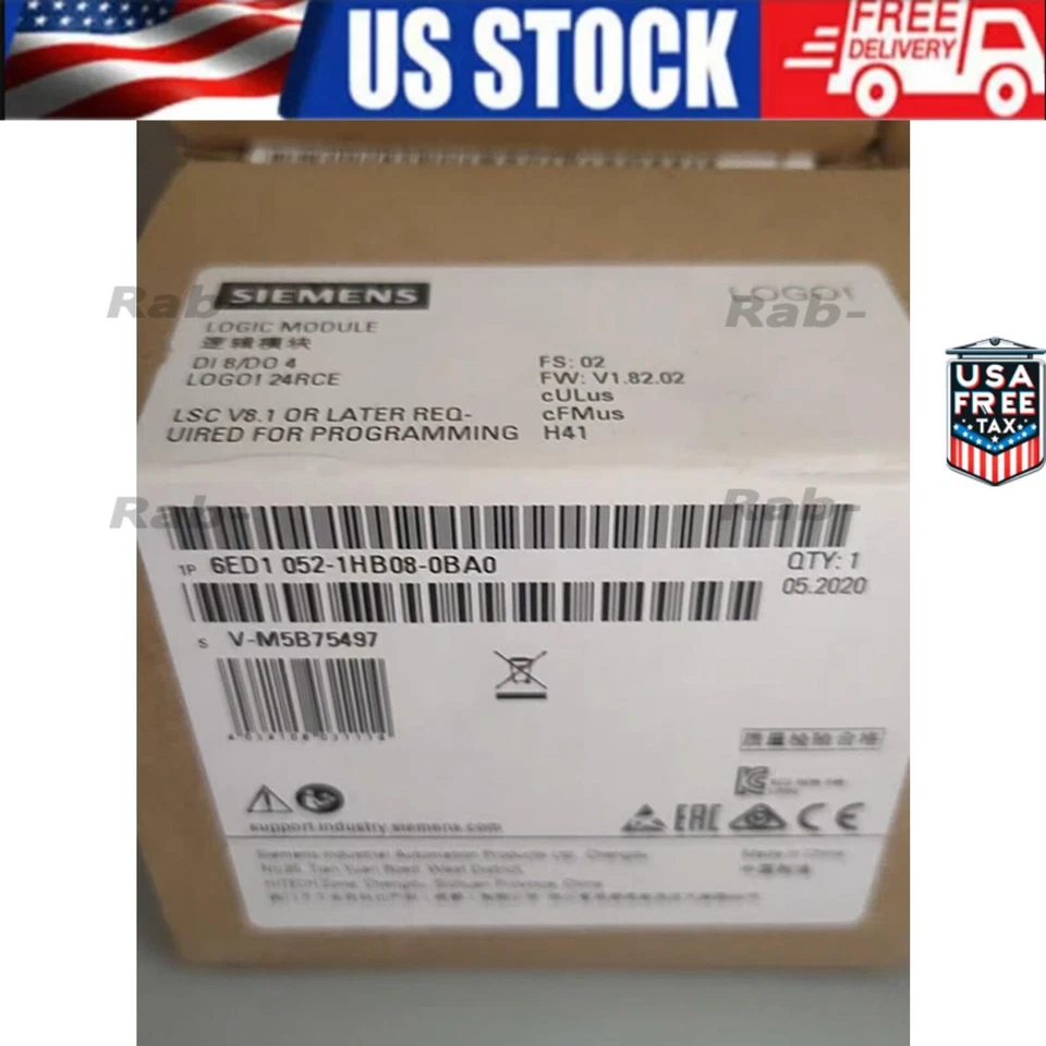 1PC NEW Siemens 6ED1052-1HB08-0BA0 6ED1 052-1HB08-0BA0 Free shipping - Image 1 of 3
