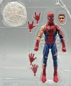BATTLE-DAMAGED SPIDERMAN Marvel Legends 6” Magic Gathering Peter Parker SIN TARJETA - Imagen 1 de 10