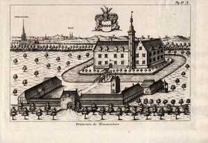 Kasteel Nieuwenhoven Steenwerck Belle Kupferstich gravure engraving ca. 1690 - Bild 1 von 1