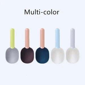 Durable Pet Cat Dog Food Feeder Spoon with Sealing Clip Measuring Cup Scoop - Picture 1 of 15