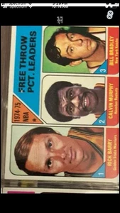 1975-76 Topps - League Leaders Rick Barry, Calvin Murphy, Bill Bradley #3 - Picture 1 of 1