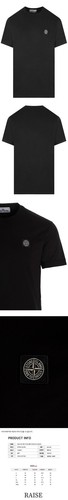 T shirt Stone Island logo nero 23SS A0029 51339777