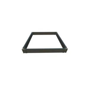 Frame It All Raised Garden Bed 4 ft. x 4 ft. x 5.5 in. Composite Weathered Wood - Picture 1 of 2