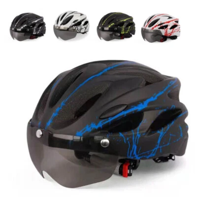 MARKENLOS Radhelm Fahrradhelm Helm MTB Bike Skate Erwachsene Schutzhelm Schutzbrille DE
