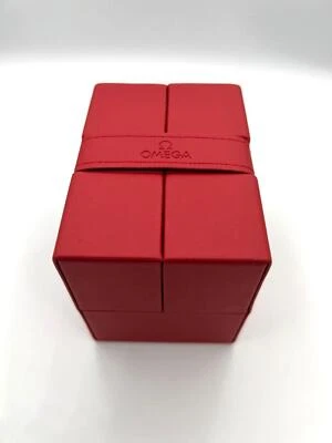正品欧米茄红色皮革手表盒维修旅行盒 — 第 1/4 张图片
