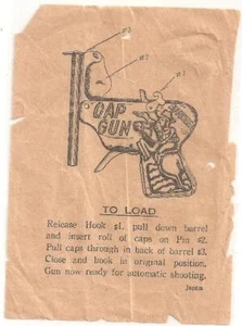 Vintage Instruction Sheet for Western Toy - Picture 1 of 1