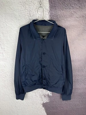 ASPESI I920 GIGI A-2 NYLON DECK BOMBER JACKET NAVY shimmer - Image 1 of 4