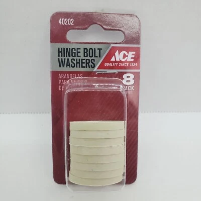 Arandelas de perno con bisagra de asiento de inodoro ACE #40202 Foto 1 de 2