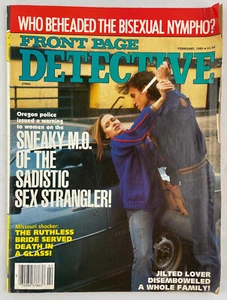 Front Page Detective Magazine, February 1985, Vintage True Crime Stories, Pulp - Picture 1 of 4