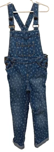 Old Navy Girls Blue Stretch Denim Overalls (Size 5T) - Picture 1 of 5