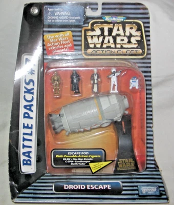 Micro Machines Star Wars Fleet Battle Packs #7 Droid Escape Escape Pod 1996 Sin usar, en caja Foto 1 de 4