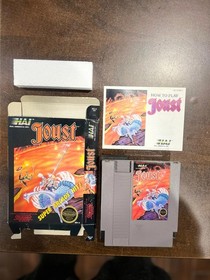 Joust Nintendo NES Complete in Box CIB - Excellent Shape!!