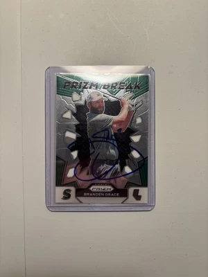 Tarjeta coleccionable firmada por Branden Grace 2024 Panini Prizm (4) LIV Golf Stingers Foto 1 de 2