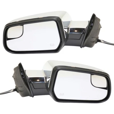 Juego de 2 espejos retrovisores diestros y diestros para Chevrolet Equinox 2010-2017 con cromo BSG Foto 1 de 4