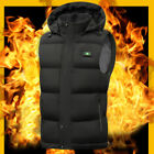 Unisex Windproof Hoodie Heating Vest Winter Heated Vest for Winter Sports Hiking