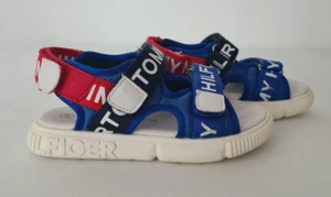 Tommy Hilfiger 32899 Jungen Sommer Sandalen Klettverschluss blau weiß rot Gr. 29 - Bild 1 von 5