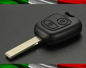 chiave cover guscio 2 tasti per telecomando citroen c1 c2 c3 c4 peugeot 307 107 - Foto 1 di 8