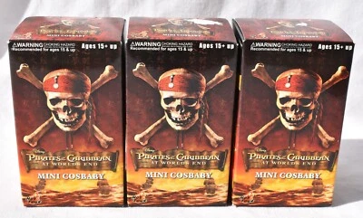 Hot Toys - Pirates Of The Caribbean - At world's End - (3) MINI COSBABY - NIB - Image 1 of 4
