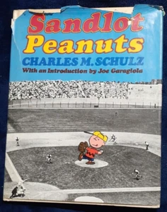 Sandlot Peanuts Charles Schulz Cartoon Book **TORN COVERS, WRITING** - Imagen 1 de 8