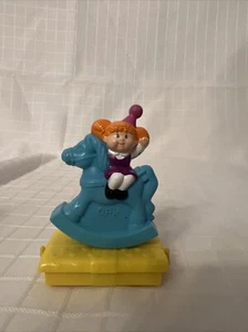 1994 Happy Birthday Cabbage Patch Kids Rocking Horse Train #8 McDonalds juguete de comida - Imagen 1 de 7