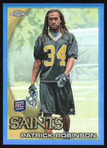 2010 Topps Chrome Blue Rookie #C69 Patrick Robinson /199 New Orleans Saints - Picture 1 of 2
