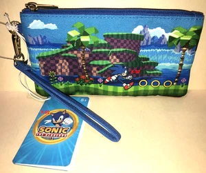 Sonic The Hedgehog Blue Wristlet Wallet Loungefly bag Sega Classic Tails - Picture 1 of 7