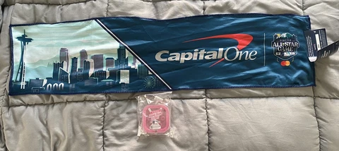 2023 MLB All Star Game And Home Run Derby Giveaways! Cooling Towel And Headphone Cover