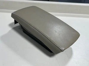2007-2012 Nissan Altima CENTER CONSOLE LID ARM REST LEATHER BEIGE OEM - Picture 1 of 3
