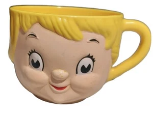 Dolly Dingle Vintage 1970's Soup Cup Campbells Kids Plastic Face - Picture 1 of 4