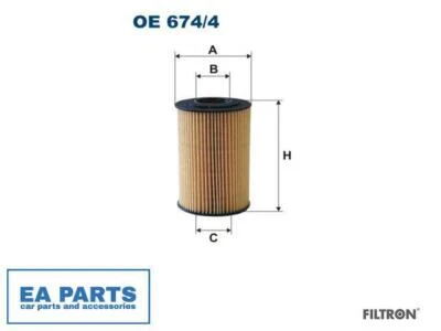 Oil Filter for HYUNDAI KIA FILTRON OE 674/4 - Image 1 of 3