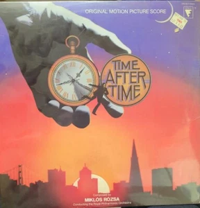 TIME AFTER TIME SOUNDTRACK VINYL LP MALCOLM MCDOWELL 1979 MUSIC MIKLOS ROZSA NEW - Picture 1 of 6