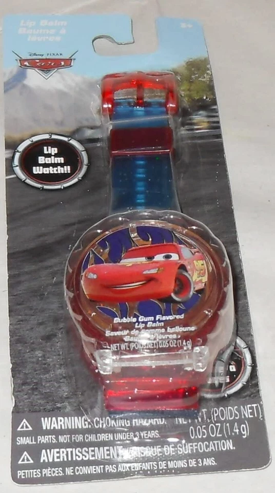 Reloj bálsamo labial DP Disney Pixar Cars - Este NO es un reloj real - Bálsamo labial Foto 1 de 1