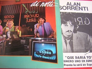 LP ALAN SORRENTI "DI NIGHT" WERBUNG FÜR ESPANOL RADIO + EINLAGE UND TEXTE - Bild 1 von 1