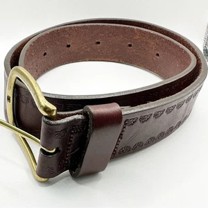 Cintura porta attrezzi Orvis in pelle incisa goffrata piccola 13 MP Costal Cowgirl Western - Foto 1 di 15