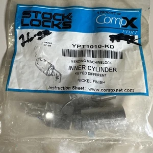 Serrure de distributeur automatique CompX Fort YPT1010-KD cylindre intérieur poignée en T - Photo 1/4