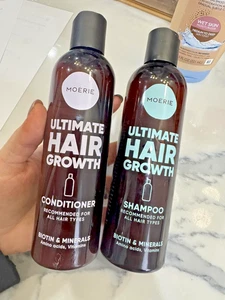 Moerie Volumizing Shampoo & Conditioner for Hair Loss, Thickening, 2x8.45oz - Picture 1 of 2