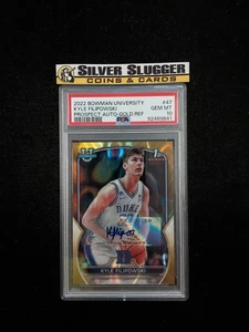 2022-23 Kyle Filipowski 1st Bowman Chrome U Auto Gold Lava Refractor /50 PSA 10 - Picture 1 of 2