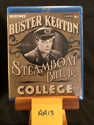 Steamboat Bill, Jr. / College (Blu-ray, 2017, 2-Disc set) BUSTER KEATON! AA13 - Image 1 of 4
